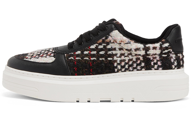 (Women) CHARLES & KEITH Tartan Lace-Up 'Houndstooth' CK1-70900354-1