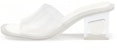 (W) Sandal Tumit Tebal Tali Jernih CHARLES & KEITH 'Putih' CK1-60920307_WHITE