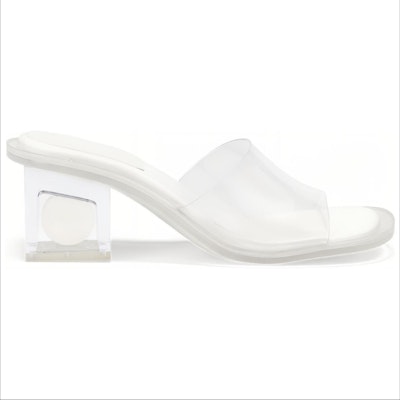 (Women) CHARLES & KEITH Transparent Strap Chunky Heel Sandals 'White' CK1-60920307_WHITE Order (Women) CHARLES & KEITH Transparent Strap Chunky Heel Sandals 'White' CK1-60920307_WHITE