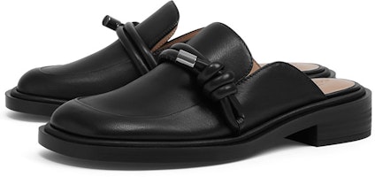 (W) CHARLES & KEITH Mules de Tacón Bajo con Nudo Torcido 'Negro' SL1-71720091_BLACK Lookbook (W) CHARLES & KEITH Mules de Tacón Bajo con Nudo Torcido 'Negro' SL1-71720091_BLACK