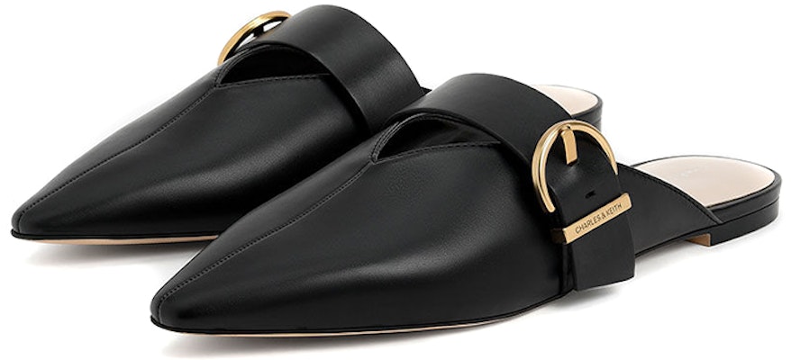 (Women) CHARLES & KEITH V-Cut Slingback Flats 'Black' CK1-70380887_BLACK Lookbook (Women) CHARLES & KEITH V-Cut Slingback Flats 'Black' CK1-70380887_BLACK