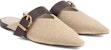 (W) CHARLES & KEITH Kasut Rata Tali Belakang V-Cut 'Khaki' CK1-70380887_BEIGE