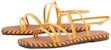(W) CHARLES & KEITH Sandal Rata Beranyam Tali Silang 'Kuning Fesyen' CK1-70900278_YELLOW
