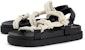 (W) CHARLES & KEITH Sandal Fesyen Fabrik Tenunan 'Tapak Selesa Hitam' CK1-70380932_BLACK