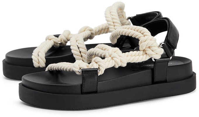 (W) 찰스앤키스 블랙 꼬임 컴포트 샌들 CK1-70380932_BLACK Order (W) 찰스앤키스 블랙 꼬임 컴포트 샌들 CK1-70380932_BLACK