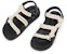 (W) CHARLES & KEITH Sandal Fesyen Fabrik Tenunan 'Tapak Selesa Hitam' CK1-70380932_BLACK