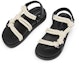 Lookbook (W) CHARLES & KEITH Sandal Fesyen Fabrik Tenunan 'Tapak Selesa Hitam' CK1-70380932_BLACK