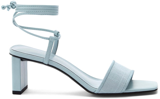 (Women) CHARLES & KEITH Woven Fabric Ribbon Lace-up Fashion Slide 'Light Blue' CK1-60920262_LIGHT-BLUE Order (Women) CHARLES & KEITH Woven Fabric Ribbon Lace-up Fashion Slide 'Light Blue' CK1-60920262_LIGHT-BLUE