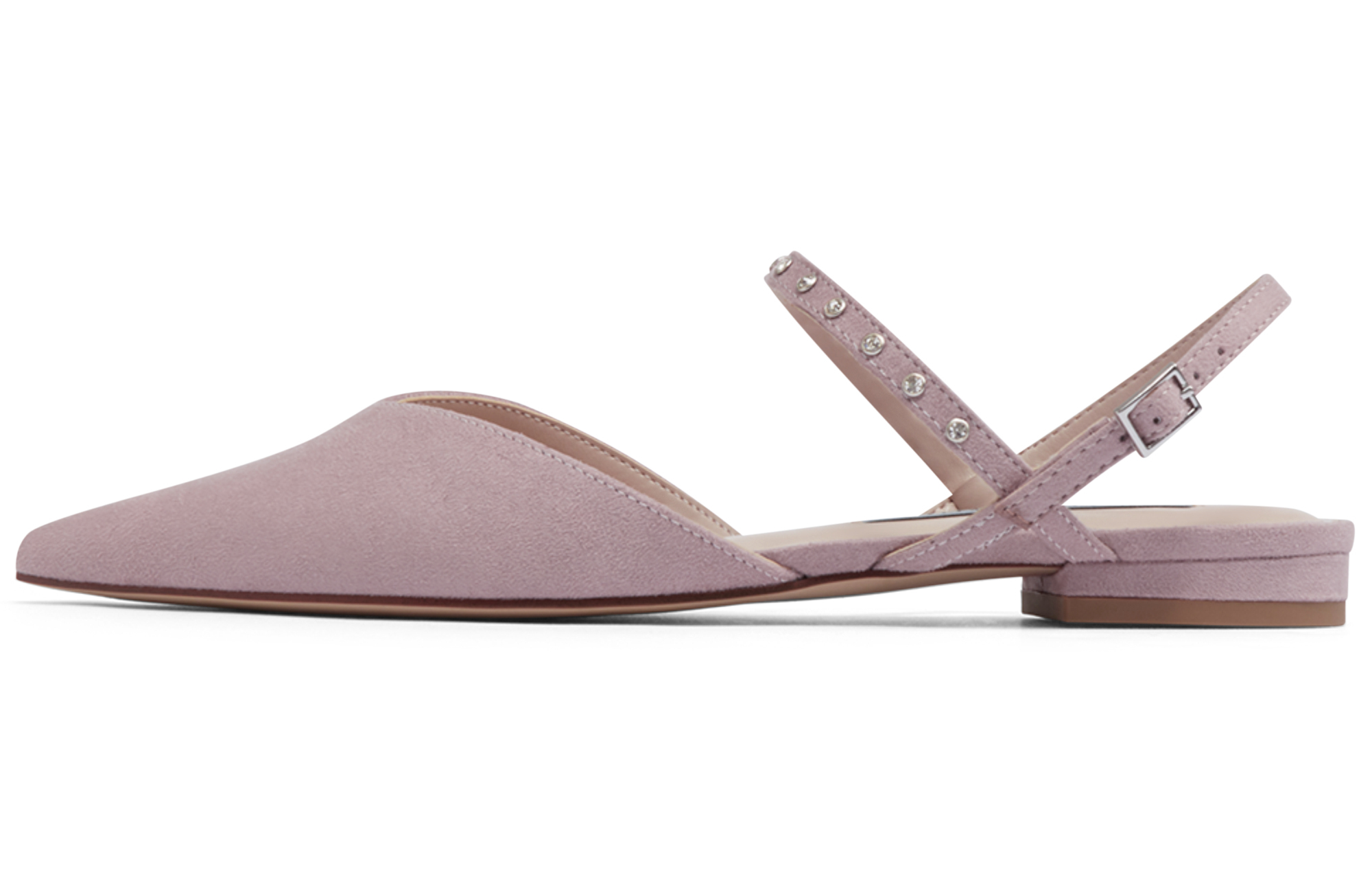(Women) CHARLES & KEITH Woven Gem Strap Pointed Sandals 'Light Purple' CK1-70900343_LILAC