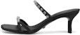 (W) Sandal Tumit Tinggi Terbuka Fesyen Bertenun CHARLES & KEITH 'Hitam' SL1-60280411_BLACK