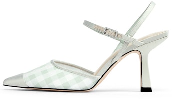 (Women) CHARLES & KEITH Woven Pointed Toe High Heels 'Light Green' CK1-60361381_LIGHTGREEN (Women) CHARLES & KEITH Woven Pointed Toe High Heels 'Light Green' CK1-60361381_LIGHTGREEN