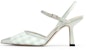 (Women) CHARLES & KEITH Woven Pointed Toe High Heels 'Light Green' CK1-60361381_LIGHTGREEN
