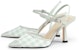 (Women) CHARLES & KEITH Woven Pointed Toe High Heels 'Light Green' CK1-60361381_LIGHTGREEN