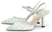 Lookbook (Women) CHARLES & KEITH Woven Pointed Toe High Heels 'Light Green' CK1-60361381_LIGHTGREEN