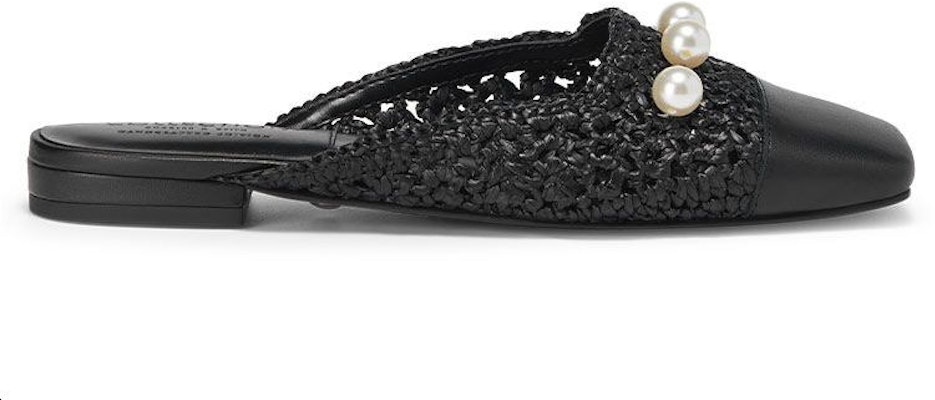 (Women) CHARLES & KEITH Woven Square Toe Slide 'Pearl Black' SL1-70900032-A_BLACK Order (Women) CHARLES & KEITH Woven Square Toe Slide 'Pearl Black' SL1-70900032-A_BLACK