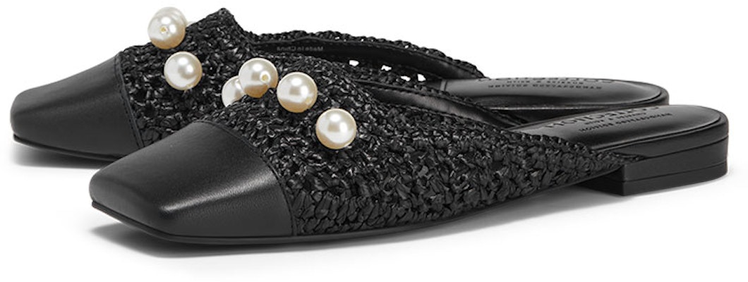 (Women) CHARLES & KEITH Woven Square Toe Slide 'Pearl Black' SL1-70900032-A_BLACK Lookbook (Women) CHARLES & KEITH Woven Square Toe Slide 'Pearl Black' SL1-70900032-A_BLACK