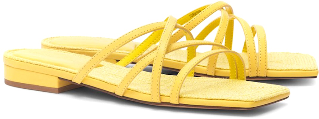 (Women) CHARLES & KEITH Woven Strap Slides 'Yellow' CK1-70900309_YELLOW Lookbook (Women) CHARLES & KEITH Woven Strap Slides 'Yellow' CK1-70900309_YELLOW
