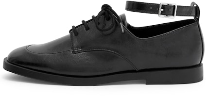 (Women) CHARLES & KEITH Ankle Strap Low Heel 'Black Casual' CK1-70380882_BLACK (Women) CHARLES & KEITH Ankle Strap Low Heel 'Black Casual' CK1-70380882_BLACK