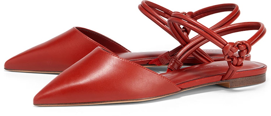 (W) CHARLES & KEITH Flats de Punta con Tira en Tobillo 'Rojo' CK1-70900377_RED Order (W) CHARLES & KEITH Flats de Punta con Tira en Tobillo 'Rojo' CK1-70900377_RED