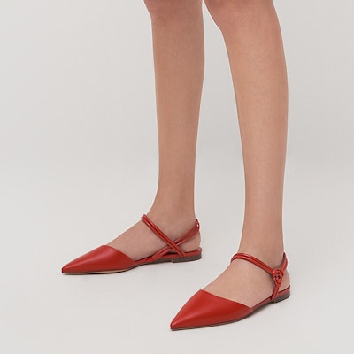 (W) CHARLES & KEITH Flats de Punta con Tira en Tobillo 'Rojo' CK1-70900377_RED Shop (W) CHARLES & KEITH Flats de Punta con Tira en Tobillo 'Rojo' CK1-70900377_RED
