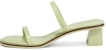 (Women) CHARLES & KEITH Block Heel Open-Toe Sandals 'Grey Green' CK1-60361418_SAGE-GREEN