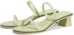 (Women) CHARLES & KEITH Block Heel Open-Toe Sandals 'Grey Green' CK1-60361418_SAGE-GREEN