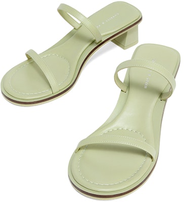 (Women) CHARLES & KEITH Block Heel Open-Toe Sandals 'Grey Green' CK1-60361418_SAGE-GREEN Lookbook (Women) CHARLES & KEITH Block Heel Open-Toe Sandals 'Grey Green' CK1-60361418_SAGE-GREEN