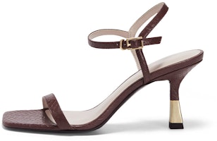 (Women) CHARLES & KEITH Block Heel Sandal 'Brown' CK1-60580244_AP.-BROWN (Women) CHARLES & KEITH Block Heel Sandal 'Brown' CK1-60580244_AP.-BROWN