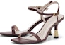 Order (W) Sandal Tumit Blok CHARLES & KEITH 'Coklat' CK1-60580244_AP.-BROWN