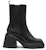 (W) CHARLES & KEITH But Kasut Tumit Tinggi Segi Empat 'Slim Chelsea' CK1-90580168