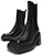(W) CHARLES & KEITH But Kasut Tumit Tinggi Segi Empat 'Slim Chelsea' CK1-90580168