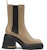 (W) CHARLES & KEITH But Kasut Tumit Tinggi Segi Empat 'Slim Chelsea' CK1-90580168
