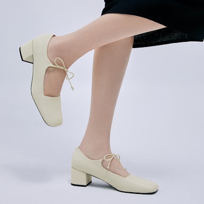 (W) CHARLES & KEITH リボンパッチワークローヒール (ピンク/白) CK1-60361366_CHALK Details for (W) CHARLES & KEITH リボンパッチワークローヒール (ピンク/白) CK1-60361366_CHALK