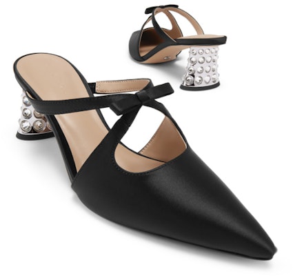 (Women) CHARLES & KEITH Bow Tie Pointed Toe High Heel Slides 'Woven' SL1-60280430 Lookbook (Women) CHARLES & KEITH Bow Tie Pointed Toe High Heel Slides 'Woven' SL1-60280430