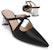 (W) CHARLES & KEITH Tumit Tinggi Runcing  'Woven' dengan Tali Ikat Reben SL1-60280430