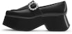 (W) CHARLES & KEITH Loafers Platform Tali Buckle 'Hitam' SL1-81790002