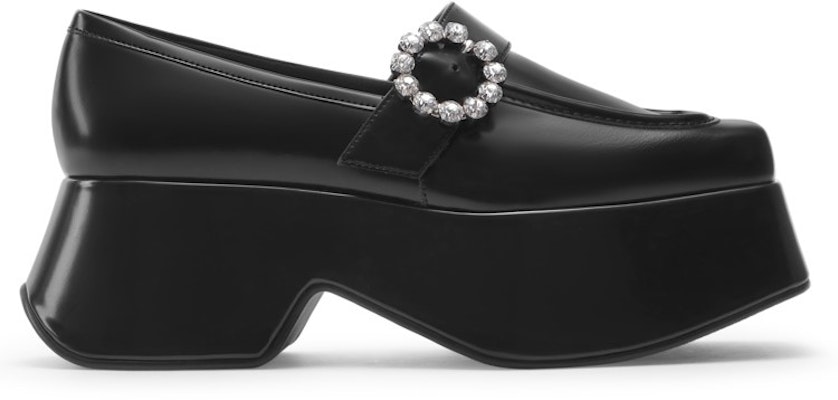 (W) CHARLES & KEITH Sepatu Platform Loafers Gesper 'Hitam' SL1-81790002 Order (W) CHARLES & KEITH Sepatu Platform Loafers Gesper 'Hitam' SL1-81790002