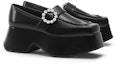Lookbook (W) CHARLES & KEITH Loafers Platform Tali Buckle 'Hitam' SL1-81790002