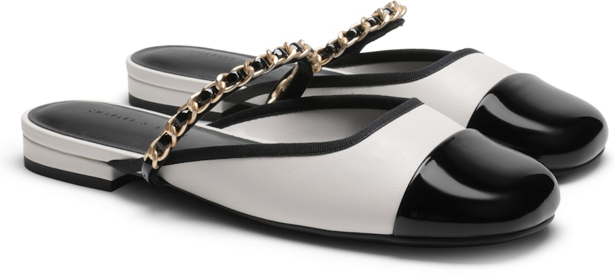 (W) CHARLES & KEITH チェーンミュール (シンセティックレザー) CK1-70900488 Order (W) CHARLES & KEITH チェーンミュール (シンセティックレザー) CK1-70900488