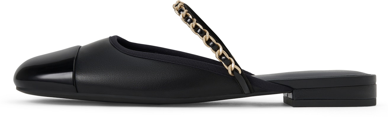 CHARLES&KEITH 合成皮革 鏈條袢帶拼頭舒適 包頭拖鞋 女款 Shop CHARLES&KEITH 合成皮革 鏈條袢帶拼頭舒適 包頭拖鞋 女款