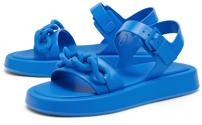 (W) CHARLES & KEITH Sandal Platform Rantai Chunky 'Biru' CK1-70920103_BLUE Order (W) CHARLES & KEITH Sandal Platform Rantai Chunky 'Biru' CK1-70920103_BLUE