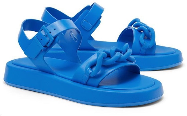 (W) CHARLES & KEITH Sandal Platform Rantai Chunky 'Biru' CK1-70920103_BLUE Shop (W) CHARLES & KEITH Sandal Platform Rantai Chunky 'Biru' CK1-70920103_BLUE