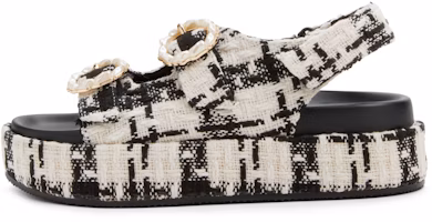 (Women) CHARLES & KEITH Charles & Keith Chunky Platform 'Woven Pearl Embellished' CK1-71720056 (Women) CHARLES & KEITH Charles & Keith Chunky Platform 'Woven Pearl Embellished' CK1-71720056
