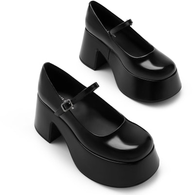 (W) CHARLES & KEITH 청키 레트로 메리제인 CK1-80920027 Lookbook (W) CHARLES & KEITH 청키 레트로 메리제인 CK1-80920027