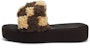 (W) CHARLES & KEITH Tapak Tebal 'Colorblock Coklat' CK1-80380072-A_DARK-BROWN