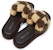 (W) CHARLES & KEITH Tapak Tebal 'Colorblock Coklat' CK1-80380072-A_DARK-BROWN