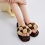 Shop (W) CHARLES & KEITH Tapak Tebal 'Colorblock Coklat' CK1-80380072-A_DARK-BROWN