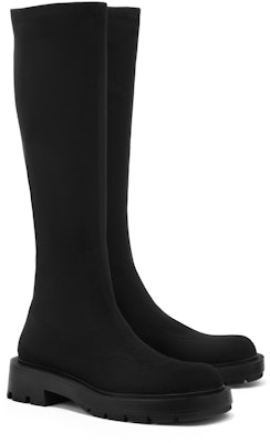 (W) CHARLES & KEITH 청키 지퍼 슬림 라이더 부츠 (블랙) CK1-90920120 Details for (W) CHARLES & KEITH 청키 지퍼 슬림 라이더 부츠 (블랙) CK1-90920120