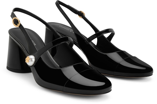 (W) CHARLES & KEITH Tacón Bloque con Correa al Tobillo 'Tan' Colorblock CK1-61720149 3