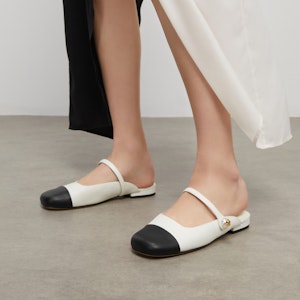 (W) CHARLES & KEITH カラーブロックミュール CK1-70900458 Cheap (W) CHARLES & KEITH カラーブロックミュール CK1-70900458